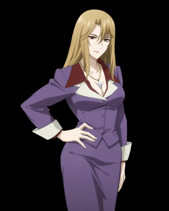 Claudia McCunnen, Inferno executive, in the Steam remake's standing portrait