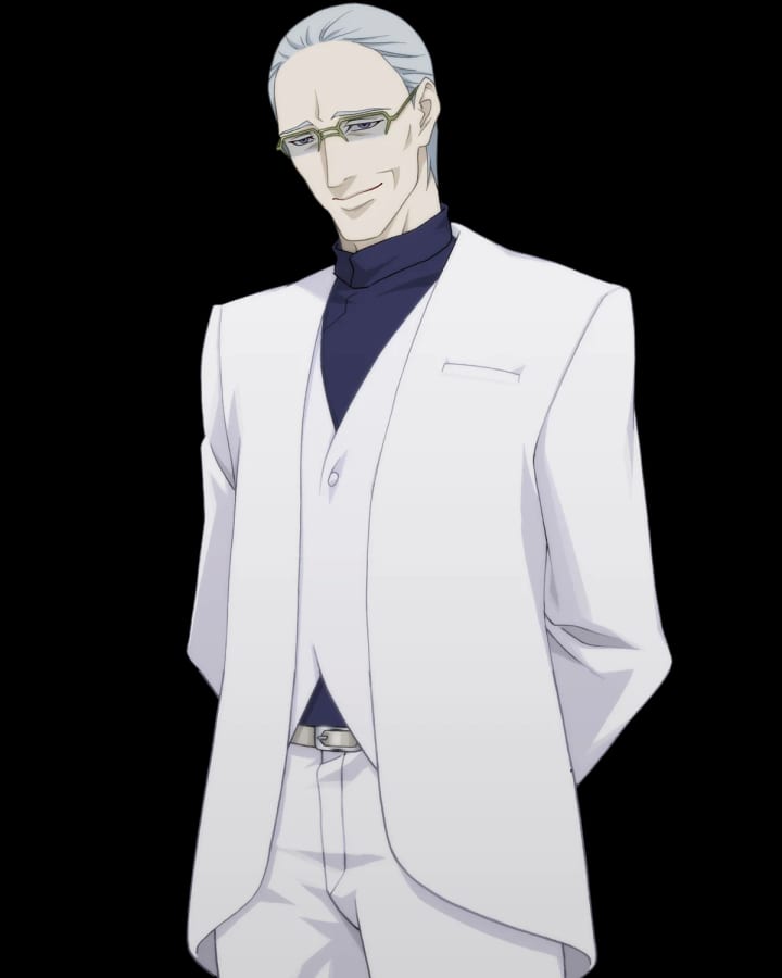 Scythe Master, Inferno's scientist, in the Steam remake's standing portrait